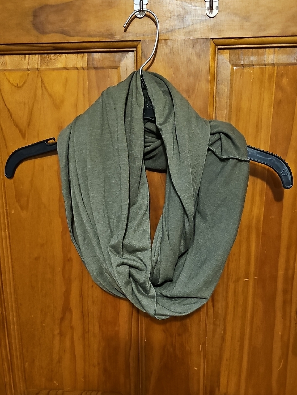 Charlotte Russe Olive Green Infinity Scarf